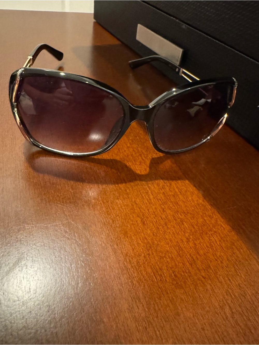 Fashion Black Gradient Lens Women's Sunglasses